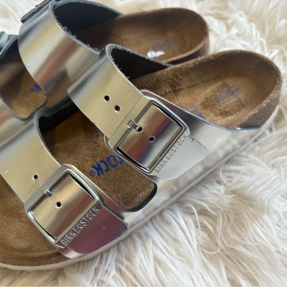Birkenstock Metallic Sandals size 38 New ! - Picture 1 of 4